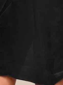 Women's Party Dress Satin Dress Sheath Dress Knee Length Dress Black Camel Green Long Sleeve Pure Color Ruched Fall Winter Autumn Cold Shoulder Elegant Party Winter Dress Fall Dress 2022 S M L XL XXL -Party Prom Dresses Sales Store aokavu1635414171034