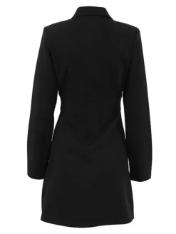 Women's Work Dress Blazer Dress Sheath Dress Fashion Office Daily Workfashion Mini Dress Button Lapel Long Sleeve Plain Regular Fit Black Fall Winter S M L 20 Women's Work Dress Blazer Dress Sheath Dress Fashion Office Daily Workfashion Mini Dress Button Lapel Long Sleeve Plain Regular Fit Black Fall Winter S M L -Party Prom Dresses Sales Store bcnpiw1695645277488