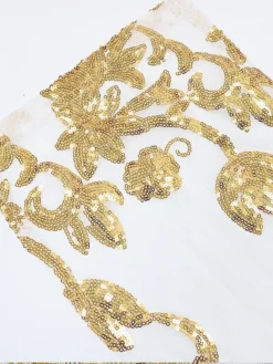 Women's Party Dress Sequin Dress Sheath Dress Long Dress Maxi Dress Black Gold Long Sleeve Floral Print Spring Fall Winter One Shoulder Fashion Party Winter Dress Evening Party Slim 2023 S M L XL XXL -Party Prom Dresses Sales Store bhseit1675331711265