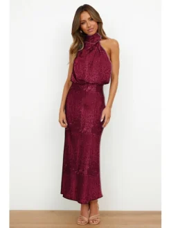 Women's Sequin Dress Midi Dress Black Wine Red Sleeveless Pure Color Sequins Winter Autumn Halter Neck Party Birthday 2023 S M L XL 8 Women's Sequin Dress Midi Dress Black Wine Red Sleeveless Pure Color Sequins Winter Autumn Halter Neck Party Birthday 2023 S M L XL -Party Prom Dresses Sales Store bpjidh1697774103681