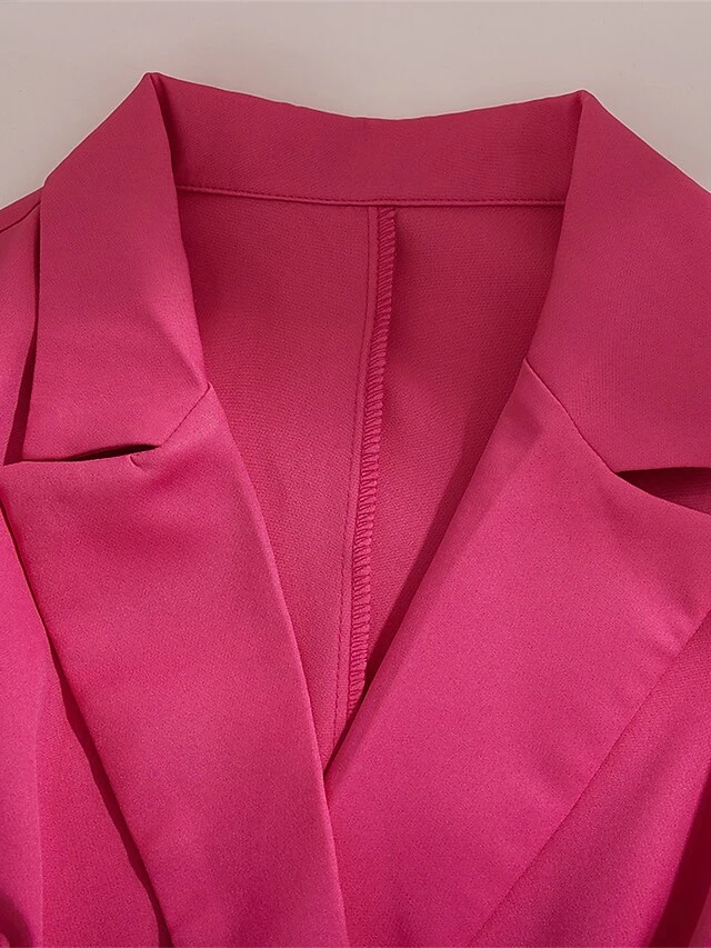 Women's Work Dress Blazer Dress Sheath Dress Fashion Office Daily Workfashion Mesh Sleeve Mini Dress Mesh Button Shirt Collar Long Sleeve Plain Regular Fit Black Dark Green Green Fall Winter S M L 6 Women's Work Dress Blazer Dress Sheath Dress Fashion Office Daily Workfashion Mesh Sleeve Mini Dress Mesh Button Shirt Collar Long Sleeve Plain Regular Fit Black Dark Green Green Fall Winter S M L - Image 6