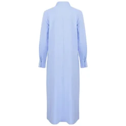 Women's Cotton Dress Pajamas Nightgown Nighty Pure Color Retro Comfort Home Daily Stand Collar Long Sleeve Button Summer Fall Spring White Blue 17 Women's Cotton Dress Pajamas Nightgown Nighty Pure Color Retro Comfort Home Daily Stand Collar Long Sleeve Button Summer Fall Spring White Blue -Party Prom Dresses Sales Store cnsvqn1665286286696