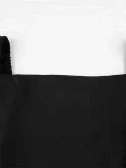 Women's Party Dress Homecoming Dress Cocktail Dress Mini Dress Black Long Sleeve Pure Color Ruched Fall Autumn V Neck Fashion Winter Dress Wedding Guest Birthday Slim 2023 S M L -Party Prom Dresses Sales Store dcwsdy1693535465539