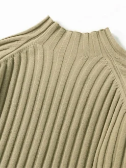 Women's Sweater Dress Jumper Dress Winter Dress Midi Dress Warm Plain Outdoor Daily Vacation Going Out Turtleneck Long Sleeve 2023 Loose Fit Black Brown Khaki One Size -Party Prom Dresses Sales Store dewaim1697711604383