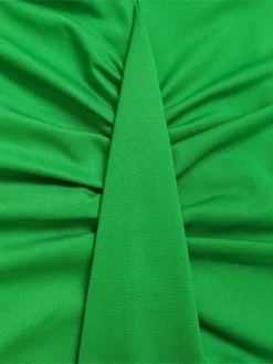 Women's Work Dress Sheath Dress White Dress Fashion Midi Dress Ruched Crew Neck Half Sleeve Plain Regular Fit White Pink Royal Blue Fall Winter S M L XL XXL -Party Prom Dresses Sales Store dvtars1693293960242