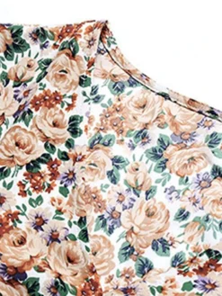 Women's Work Dress Casual Dress Sheath Dress Fashion Winter Dress Office Daily Mini Dress Lace Up Print V Neck Long Sleeve Floral Loose Fit Apricot Fall Winter S M L XL 21 Women's Work Dress Casual Dress Sheath Dress Fashion Winter Dress Office Daily Mini Dress Lace Up Print V Neck Long Sleeve Floral Loose Fit Apricot Fall Winter S M L XL -Party Prom Dresses Sales Store dwfytr1695030994603