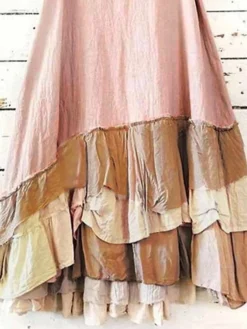 Women's Cotton Linen Dress Casual Dress Mini Dress Cotton Blend Basic Casual Outdoor Daily Vacation Crew Neck Ruffle Patchwork Sleeveless Summer Spring 2023 Regular Fit Khaki Plain S M L XL 2XL 6 Women's Cotton Linen Dress Casual Dress Mini Dress Cotton Blend Basic Casual Outdoor Daily Vacation Crew Neck Ruffle Patchwork Sleeveless Summer Spring 2023 Regular Fit Khaki Plain S M L XL 2XL -Party Prom Dresses Sales Store emhsge1688729465722