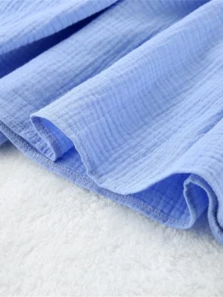 Women's Casual Dress Cotton Dress Swing Dress Mini Dress Cotton Fashion Modern Outdoor Daily Holiday V Neck Lace Up Ruched 3/4 Length Sleeve Fall Winter Autumn 2023 Loose Fit Light Green Blue Purple 35 Women's Casual Dress Cotton Dress Swing Dress Mini Dress Cotton Fashion Modern Outdoor Daily Holiday V Neck Lace Up Ruched 3/4 Length Sleeve Fall Winter Autumn 2023 Loose Fit Light Green Blue Purple -Party Prom Dresses Sales Store erunyg1692961110699