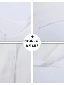 Women's Casual Dress Shirt Dress Cotton Linen Dress Mini Dress Blue Purple Pink Short Sleeve Pure Color Spring Summer V Neck Beach Basic Daily Weekend Loose Fit Linen S M L XL XXL 3XL 25 Women's Casual Dress Shirt Dress Cotton Linen Dress Mini Dress Blue Purple Pink Short Sleeve Pure Color Spring Summer V Neck Beach Basic Daily Weekend Loose Fit Linen S M L XL XXL 3XL -Party Prom Dresses Sales Store ezmgwa1673254451787