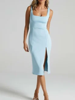 Women's Party Dress Wedding Guest Dress Bodycon Midi Dress White Red Blue Sleeveless Pure Color Split Fall Winter Autumn U Neck Fashion Wedding Guest Vacation 2023 S M L XL 12 Women's Party Dress Wedding Guest Dress Bodycon Midi Dress White Red Blue Sleeveless Pure Color Split Fall Winter Autumn U Neck Fashion Wedding Guest Vacation 2023 S M L XL -Party Prom Dresses Sales Store eznqje1692178937678