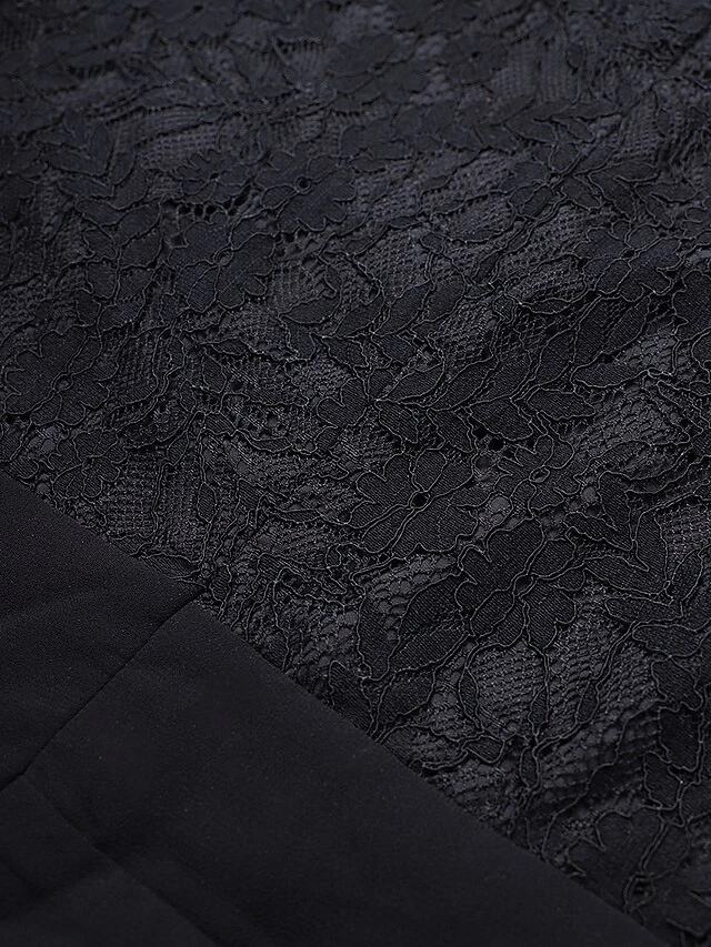 Women‘s Formal Party Dress Maxi Long Dress Navy Blue 3/4 Length Sleeve Print Pure Color Ruched Lace Fall Winter V Neck Elegant Fashion Modern 2023 3XL 8 Women‘s Formal Party Dress Maxi Long Dress Navy Blue 3/4 Length Sleeve Print Pure Color Ruched Lace Fall Winter V Neck Elegant Fashion Modern 2023 3XL - Image 8