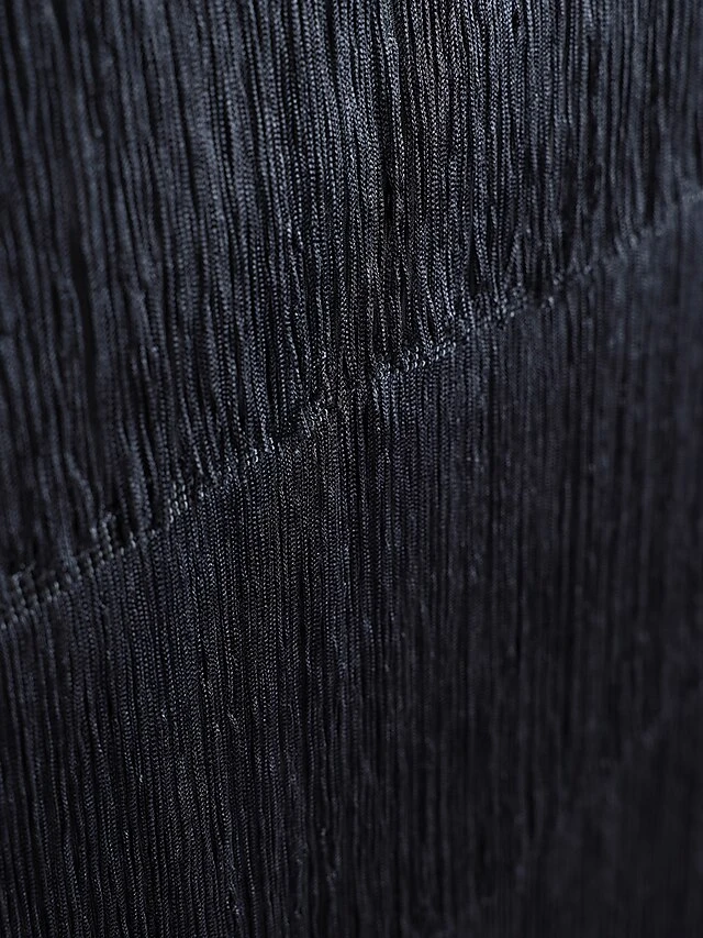 Women's Party Dress Black Dress Wedding Guest Fringe Dress Cocktail Dress Homecoming Dress Mini Dress Black White Red Sleeveless Tassel Winter Spaghetti Strap 6 Women's Party Dress Black Dress Wedding Guest Fringe Dress Cocktail Dress Homecoming Dress Mini Dress Black White Red Sleeveless Tassel Winter Spaghetti Strap - Image 6