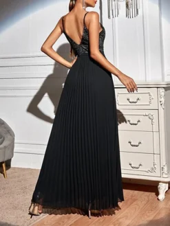 Women's Prom Dress Party Dress Lace Dress Long Dress Maxi Dress Black Sleeveless Flower Backless Summer Spring Spaghetti Strap Fashion Evening Party Fall Dress Summer Dress 2023 S M L XL 8 Women's Prom Dress Party Dress Lace Dress Long Dress Maxi Dress Black Sleeveless Flower Backless Summer Spring Spaghetti Strap Fashion Evening Party Fall Dress Summer Dress 2023 S M L XL -Party Prom Dresses Sales Store gmazvs1677061841637