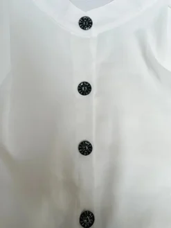 Women's Shirt Dress Casual Dress Cotton Linen Dress Midi Dress Cotton Blend Fashion Basic Outdoor Daily Shirt Collar Button Half Sleeve Summer Spring Fall 2023 Regular Fit Black White Green Plain S M -Party Prom Dresses Sales Store hdvcos1694762173887