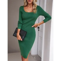 Women's Sweater Dress Winter Dress Jumper Dress Midi Dress Split Daily Date Going Out Active Fashion Crew Neck Long Sleeve 2023 Slim Black Blue Green Color S M L XL Size 30 Women's Sweater Dress Winter Dress Jumper Dress Midi Dress Split Daily Date Going Out Active Fashion Crew Neck Long Sleeve 2023 Slim Black Blue Green Color S M L XL Size -Party Prom Dresses Sales Store hjpuka1692353020529