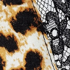 Women‘s Christmas Pajamas Nightgown Nighty Pjs Leopard Heart Hot Comfort Sweet Home Daily Satin Breathable Gift Plunging Neck Sleeveless Spring Summer Black Red Blue / Silk / Print -Party Prom Dresses Sales Store htfoxm1642571589968