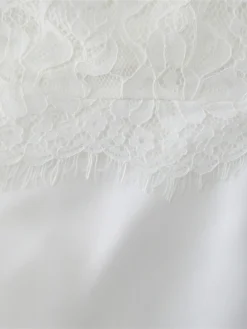 Women's Prom Dress Party Dress Lace Dress Long Dress Maxi Dress White Sleeveless Pure Color Lace Spring Fall Winter Square Neck Fashion Wedding Guest Birthday Evening Party 2023 S M L XL XXL 3XL 4XL -Party Prom Dresses Sales Store hwtwsm1696907252741