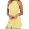 Women‘s Party Dress Lace Dress A Line Dress Midi Dress White Yellow Wine Sleeveless Pure Color Spring Summer Casual Daily 2023 S M L XL XXL XXXL