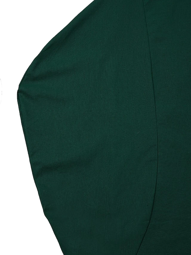 Women‘s Cotton Linen Dress Caftan Dress Shift Dress Long Dress Maxi Dress Green Red Light Blue White Black 3/4 Length Sleeve Pure Color Pocket Spring Summer Fall Boat Neck Basic Casual Loose Fit 2023 5 Women‘s Cotton Linen Dress Caftan Dress Shift Dress Long Dress Maxi Dress Green Red Light Blue White Black 3/4 Length Sleeve Pure Color Pocket Spring Summer Fall Boat Neck Basic Casual Loose Fit 2023 - Image 5