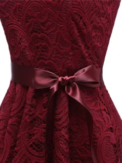 Women's Party Dress Vintage Tea Dresses Lace Dress Homecoming Dress Knee Length Dress Pink Wine Navy Blue Sleeveless Pure Color Lace Summer Spring Fall V Neck Vintage Party Wedding Guest Dress 33 Women's Party Dress Vintage Tea Dresses Lace Dress Homecoming Dress Knee Length Dress Pink Wine Navy Blue Sleeveless Pure Color Lace Summer Spring Fall V Neck Vintage Party Wedding Guest Dress -Party Prom Dresses Sales Store izonvs1631505512165