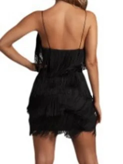 Women‘s Party Dress Fringe Dress Sheath Dress Homecoming Dress Mini Dress Black Wine Red Sleeveless Pure Color Tassel Fringe Spring Summer Spaghetti Strap Party 2023 S M L XL 15 Women‘s Party Dress Fringe Dress Sheath Dress Homecoming Dress Mini Dress Black Wine Red Sleeveless Pure Color Tassel Fringe Spring Summer Spaghetti Strap Party 2023 S M L XL -Party Prom Dresses Sales Store jkjenr1660890835761