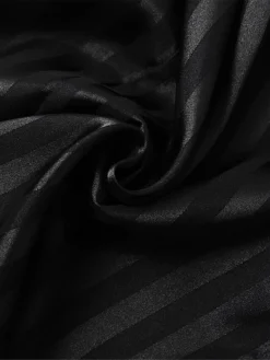 Women's Work Dress Satin Dress Black Dress Fashion Midi Dress Split V Neck Long Sleeve Plain Loose Fit Black Fall Winter S M L XL XXL -Party Prom Dresses Sales Store jlfnah1693299576343