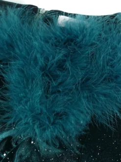 Women‘s Cocktail Party Dress Wedding Guest Dress Velvet Dress Feather Dress Maxi Long Dress Dark Green Long Sleeve Pure Color Fall Spring One Shoulder Elegant Winter Dress 2023 S M L XL XXL XXXL -Party Prom Dresses Sales Store jpaodm1639828078352