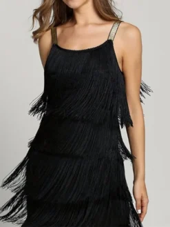 Women's Party Dress Black Dress Wedding Guest Fringe Dress Cocktail Dress Homecoming Dress Mini Dress Black White Red Sleeveless Tassel Winter Spaghetti Strap 10 Women's Party Dress Black Dress Wedding Guest Fringe Dress Cocktail Dress Homecoming Dress Mini Dress Black White Red Sleeveless Tassel Winter Spaghetti Strap -Party Prom Dresses Sales Store jzmbzd1670837294513