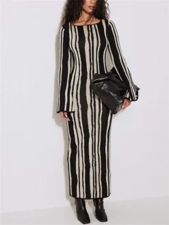 Women's Sweater Dress Winter Dress Jumper Dress Long Dress Maxi Dress Fashion Print Outdoor Daily Holiday Date Crew Neck Long Sleeve Print 2023 Slim Black Blue S M L 10 Women's Sweater Dress Winter Dress Jumper Dress Long Dress Maxi Dress Fashion Print Outdoor Daily Holiday Date Crew Neck Long Sleeve Print 2023 Slim Black Blue S M L -Party Prom Dresses Sales Store koqcfs1692938912738