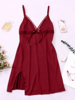 Women's Party Dress Strap Dress Mini Dress Black Red Sleeveless Pure Color Lace Summer Spring Cold Shoulder Sexy 2022 S M L XL XXL -Party Prom Dresses Sales Store kxpisp1639374197938
