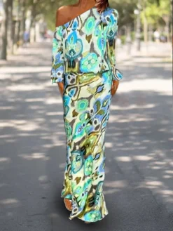 Women's Two Piece Dress Set Casual Dress Sheath Dress Outdoor Daily Fashion Streetwear Print Maxi Dress One Shoulder Long Sleeve Graphic Abstract Loose Fit Red Royal Blue Sky Blue Summer Spring S M L 13 Women's Two Piece Dress Set Casual Dress Sheath Dress Outdoor Daily Fashion Streetwear Print Maxi Dress One Shoulder Long Sleeve Graphic Abstract Loose Fit Red Royal Blue Sky Blue Summer Spring S M L -Party Prom Dresses Sales Store kzxfen1683543161345