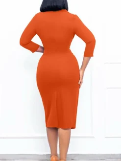 Women's Work Dress Blazer Dress Black Dress Fashion Midi Dress Ruched Button Lapel 3/4 Length Sleeve Plain Regular Fit Black Red Blue Fall Winter S M L XL XXL 31 Women's Work Dress Blazer Dress Black Dress Fashion Midi Dress Ruched Button Lapel 3/4 Length Sleeve Plain Regular Fit Black Red Blue Fall Winter S M L XL XXL -Party Prom Dresses Sales Store lfvghn1692089886291