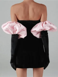 Women's Party Dress Velvet Dress Homecoming Dress Mini Dress Black White Pink Long Sleeve Color Block Backless Spring Fall Winter Strapless Fashion Winter Dress Wedding Guest Birthday Loose Fit 2023 12 Women's Party Dress Velvet Dress Homecoming Dress Mini Dress Black White Pink Long Sleeve Color Block Backless Spring Fall Winter Strapless Fashion Winter Dress Wedding Guest Birthday Loose Fit 2023 -Party Prom Dresses Sales Store lkilxi1692944948500