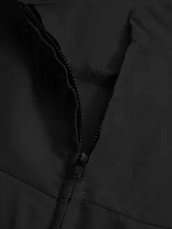 Women's Casual Dress Cotton Linen Dress Abaya Maxi Long Dress Polyester Daily Stylish Outdoor Office Daily Stand Collar Ruched Zipper Long Sleeve Spring Fall Winter 2023 Loose Fit Black Brown Green -Party Prom Dresses Sales Store lwpyns1692695551252