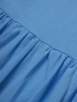 Women's Cotton Linen Dress Casual Dress Maxi Long Dress Cotton Basic Casual Outdoor Daily Vacation Crew Neck Pocket Half Sleeve Summer Spring 2023 Loose Fit Black Yellow Blue Plain S M L XL 2XL -Party Prom Dresses Sales Store mbdiia1683609701286