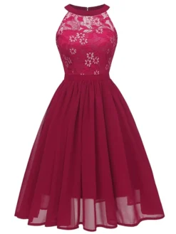 Women‘s Party Dress Homecoming Dress Wedding Guest Lace Dress A Line Dress Midi Dress Pink Wine Navy Blue Sleeveless Pure Color Lace Summer Spring Halter Party Slim 2023 S M L XL XXL 13 Women‘s Party Dress Homecoming Dress Wedding Guest Lace Dress A Line Dress Midi Dress Pink Wine Navy Blue Sleeveless Pure Color Lace Summer Spring Halter Party Slim 2023 S M L XL XXL -Party Prom Dresses Sales Store mizfdg1557718614902