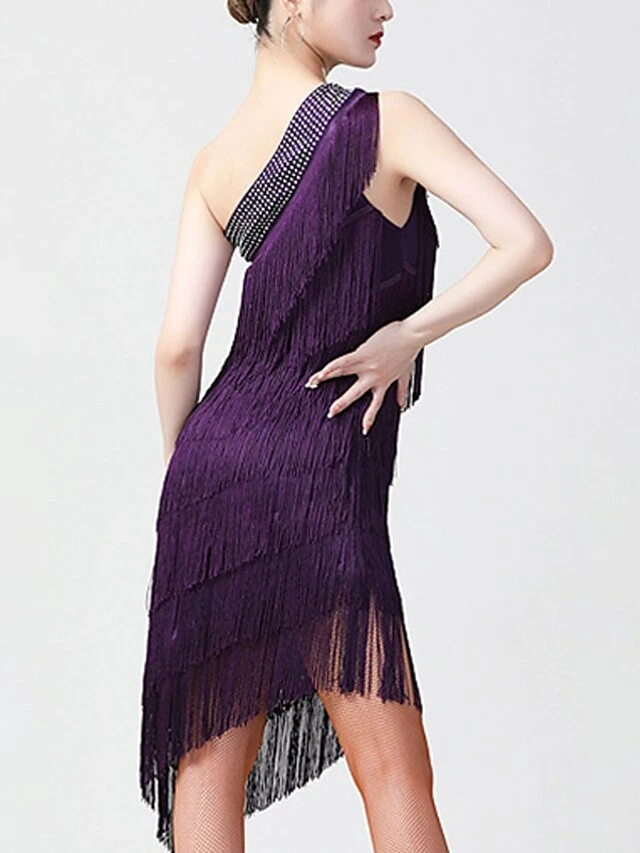 Women's Party Dress Fringe Dress Cocktail Dress Midi Dress Black White Light Red Sleeveless Pure Color Tassel Fringe Summer Spring Fall One Shoulder Fashion Evening Party Wedding Guest Vacation Slim 2 Women's Party Dress Fringe Dress Cocktail Dress Midi Dress Black White Light Red Sleeveless Pure Color Tassel Fringe Summer Spring Fall One Shoulder Fashion Evening Party Wedding Guest Vacation Slim - Image 2