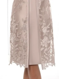 Women‘s Dress Set Two Piece Dress Sheath Dress Midi Dress Khaki 3/4 Length Sleeve Floral Lace Summer Spring Fall V Neck Fashion Party Wedding Guest 2023 S M L XL 2XL 3XL 4XL Pink As Picture 5 Women‘s Dress Set Two Piece Dress Sheath Dress Midi Dress Khaki 3/4 Length Sleeve Floral Lace Summer Spring Fall V Neck Fashion Party Wedding Guest 2023 S M L XL 2XL 3XL 4XL Pink As Picture -Party Prom Dresses Sales Store mryynh1658128565468