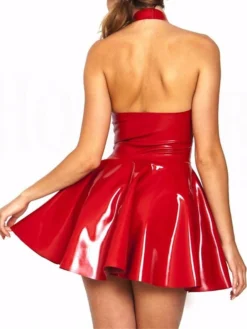 Women's Casual Dress Night Dress Mini Dress Daily Casual Backless Solid Color Halter Neck Home Lounge Black Red 2023 Summer Spring One-Size 13 Women's Casual Dress Night Dress Mini Dress Daily Casual Backless Solid Color Halter Neck Home Lounge Black Red 2023 Summer Spring One-Size -Party Prom Dresses Sales Store mtgici1692788092436