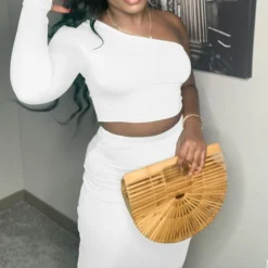 Women's Dress Set Two Piece Dress Skirt Set Long Dress Maxi Dress Black White Pink Long Sleeve Pure Color Cold Shoulder Summer Spring One Shoulder Stylish Winter Dress Fall Dress 2023 S M L 17 Women's Dress Set Two Piece Dress Skirt Set Long Dress Maxi Dress Black White Pink Long Sleeve Pure Color Cold Shoulder Summer Spring One Shoulder Stylish Winter Dress Fall Dress 2023 S M L -Party Prom Dresses Sales Store ndoirr1640164793224