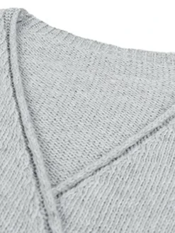 Women's Sweater Dress Jumper Dress Casual Dress Mini Dress Fashion Pure Color Outdoor Daily Vacation Going Out V Neck Long Sleeve Lace Up Patchwork 2023 Regular Fit Pink Khaki Dark Gray S M L XL -Party Prom Dresses Sales Store nhtwkc1693994028605