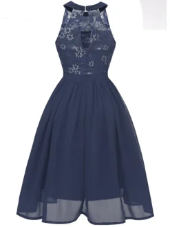 Women‘s Party Dress Homecoming Dress Wedding Guest Lace Dress A Line Dress Midi Dress Pink Wine Navy Blue Sleeveless Pure Color Lace Summer Spring Halter Party Slim 2023 S M L XL XXL 16 Women‘s Party Dress Homecoming Dress Wedding Guest Lace Dress A Line Dress Midi Dress Pink Wine Navy Blue Sleeveless Pure Color Lace Summer Spring Halter Party Slim 2023 S M L XL XXL -Party Prom Dresses Sales Store nkwram1557718604008