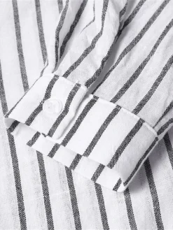 Women's Shirt Dress Casual Dress Cotton Linen Dress Midi Dress Linen / Cotton Blend Modern Casual Outdoor Daily Vacation Shirt Collar Button Print Long Sleeve Summer Spring Fall 2023 Loose Fit Black 17 Women's Shirt Dress Casual Dress Cotton Linen Dress Midi Dress Linen / Cotton Blend Modern Casual Outdoor Daily Vacation Shirt Collar Button Print Long Sleeve Summer Spring Fall 2023 Loose Fit Black -Party Prom Dresses Sales Store nnfcfu1690882253559