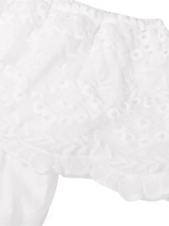 Women's Long Dress Maxi Dress Party Dress Lace Dress Swing Dress Floral Fashion Elegant Dress Daily Vacation Going Out Lace Mesh Half Sleeve Off Shoulder Dress Slim White Summer Spring S M L XL -Party Prom Dresses Sales Store npoycb1672990412727