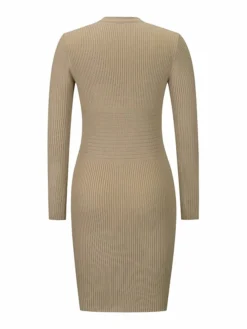 Women's Sweater Dress Jumper Dress Casual Dress Midi Dress Active Plain Outdoor Casual Holiday Vacation V Neck Long Sleeve Button 2023 Regular Fit Black Red Green S M L XL XXL -Party Prom Dresses Sales Store nronxt1697537836136