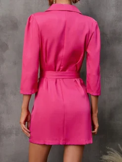 Women's Work Dress Blazer Dress Semi Formal Dress Fashion Mini Dress Button Pocket Shirt Collar 3/4 Length Sleeve Plain Regular Fit Black White Red Fall S M L XL XXL 32 Women's Work Dress Blazer Dress Semi Formal Dress Fashion Mini Dress Button Pocket Shirt Collar 3/4 Length Sleeve Plain Regular Fit Black White Red Fall S M L XL XXL -Party Prom Dresses Sales Store nwwait1693293958066