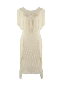 Women‘s Halloween Dress Party Dress Fringe Dress Sequin Dress Midi Dress Green Black Gold Short Sleeve Striped Sequins Spring Fall Crew Neck 1920s Party 2023 Style M L XL XXL 3XL -Party Prom Dresses Sales Store odepgc1660818765877