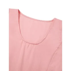 Women‘s Casual Dress Cotton Dress Shift Dress Midi Dress Blue Pink Khaki Sleeveless Pure Color Pocket Spring Summer Crew Neck Basic Daily Vacation Weekend Loose Fit 2023 S M L XL XXL -Party Prom Dresses Sales Store onfklo1676874832960