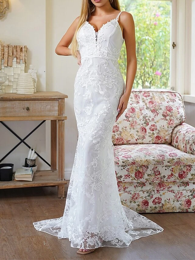 Women's Prom Dress Party Dress Lace Dress Long Dress Maxi Dress White Sleeveless Pure Color Lace Spring Fall Winter Spaghetti Strap Fashion Birthday Evening Party Wedding Guest 2023 S M L XL 1 Women's Prom Dress Party Dress Lace Dress Long Dress Maxi Dress White Sleeveless Pure Color Lace Spring Fall Winter Spaghetti Strap Fashion Birthday Evening Party Wedding Guest 2023 S M L XL