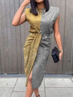 Women's Sheath Dress Midi Dress Sleeveless Butterfly Print Summer Spring V Neck Stylish Party 2023 S M L XL XXL 3XL